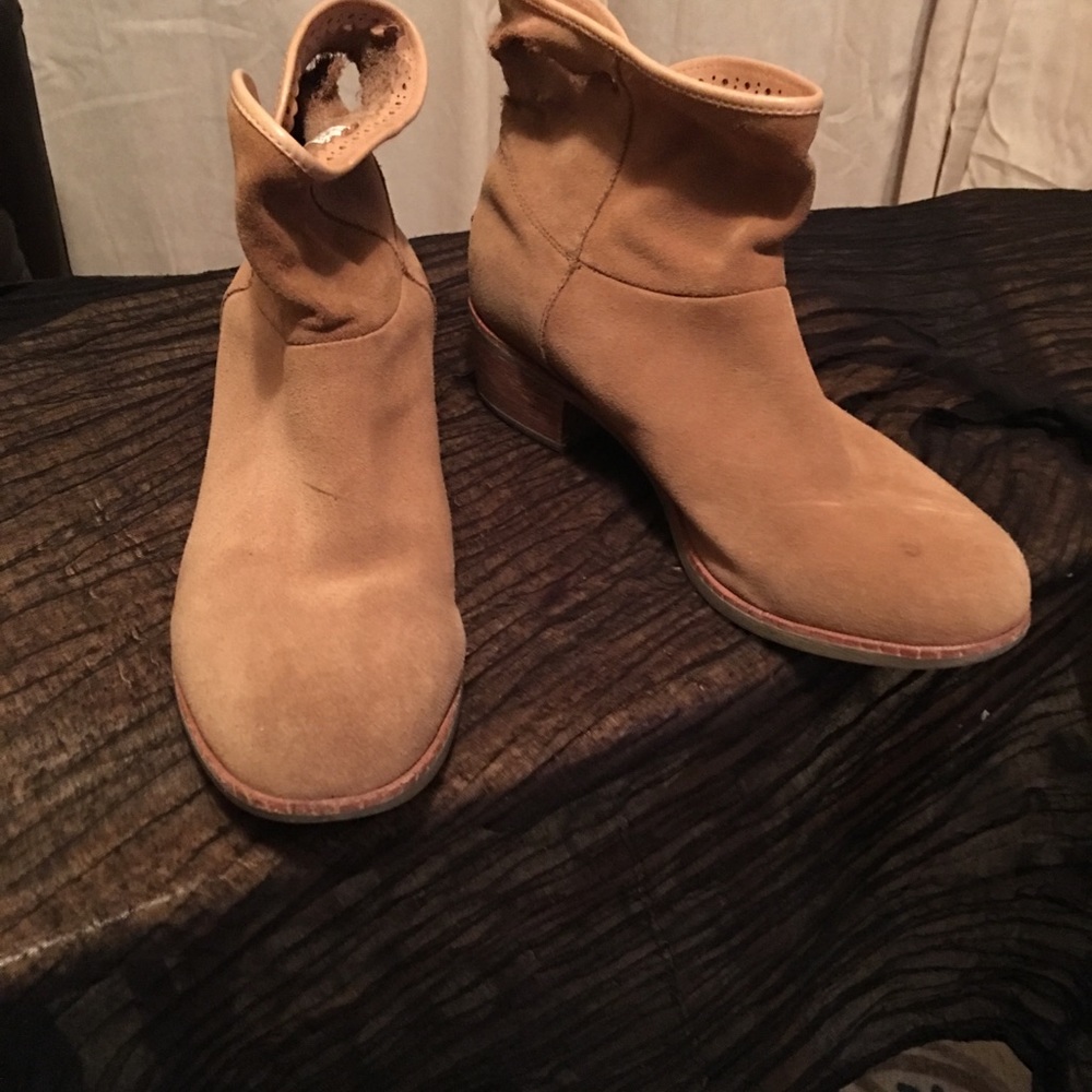 Suede Ugg ankle boots